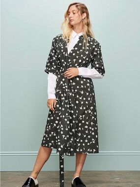 Kowtow Now or Never Dress in Pressed Flower